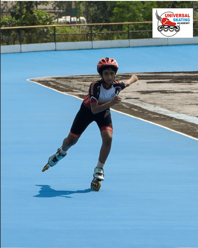 Banked Curve Acceleration & Finish Line Sprint — Universal Skating Academy Thane